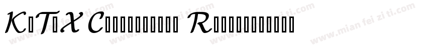 KaTeX Caligraphic Regular字体转换